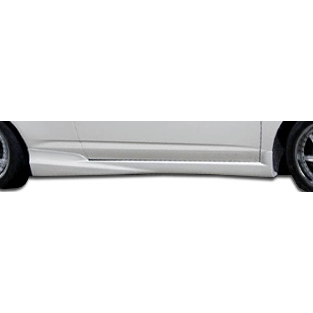 Modify your Acura RSX 2002 with our Exterior/Side Skirts - Side view at a slight upward angle