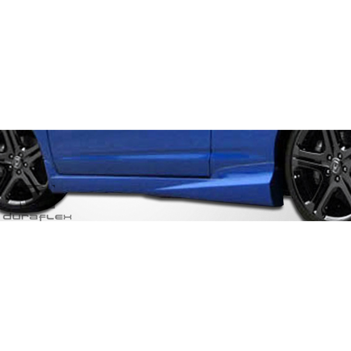 Modify your Acura RSX 2002 with our Exterior/Side Skirts - Side view showing angled design of side skirts