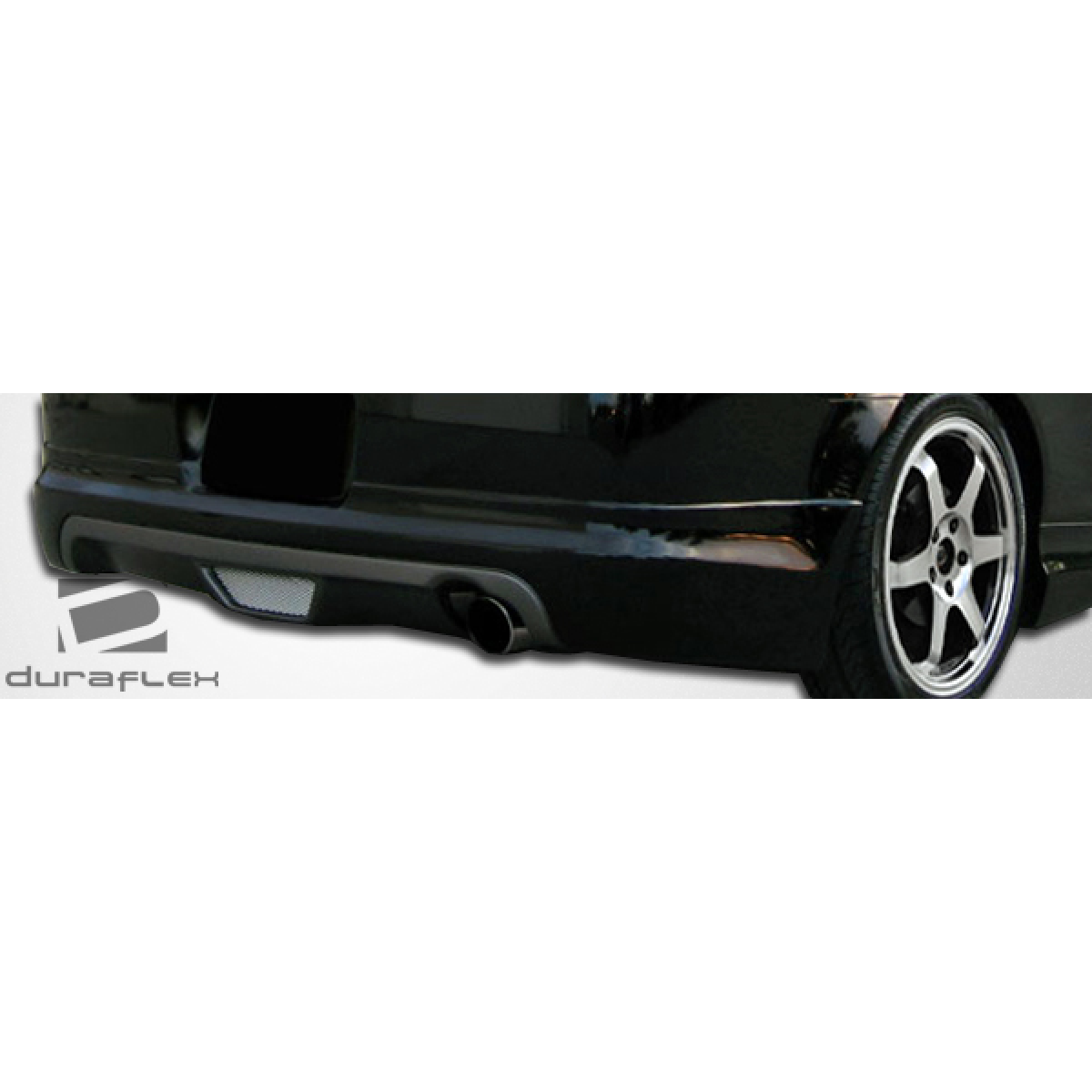 Modify your Acura RSX 2002 with our Exterior/Rear Bumpers or Lips - Rear angle of a bumper lip attachment