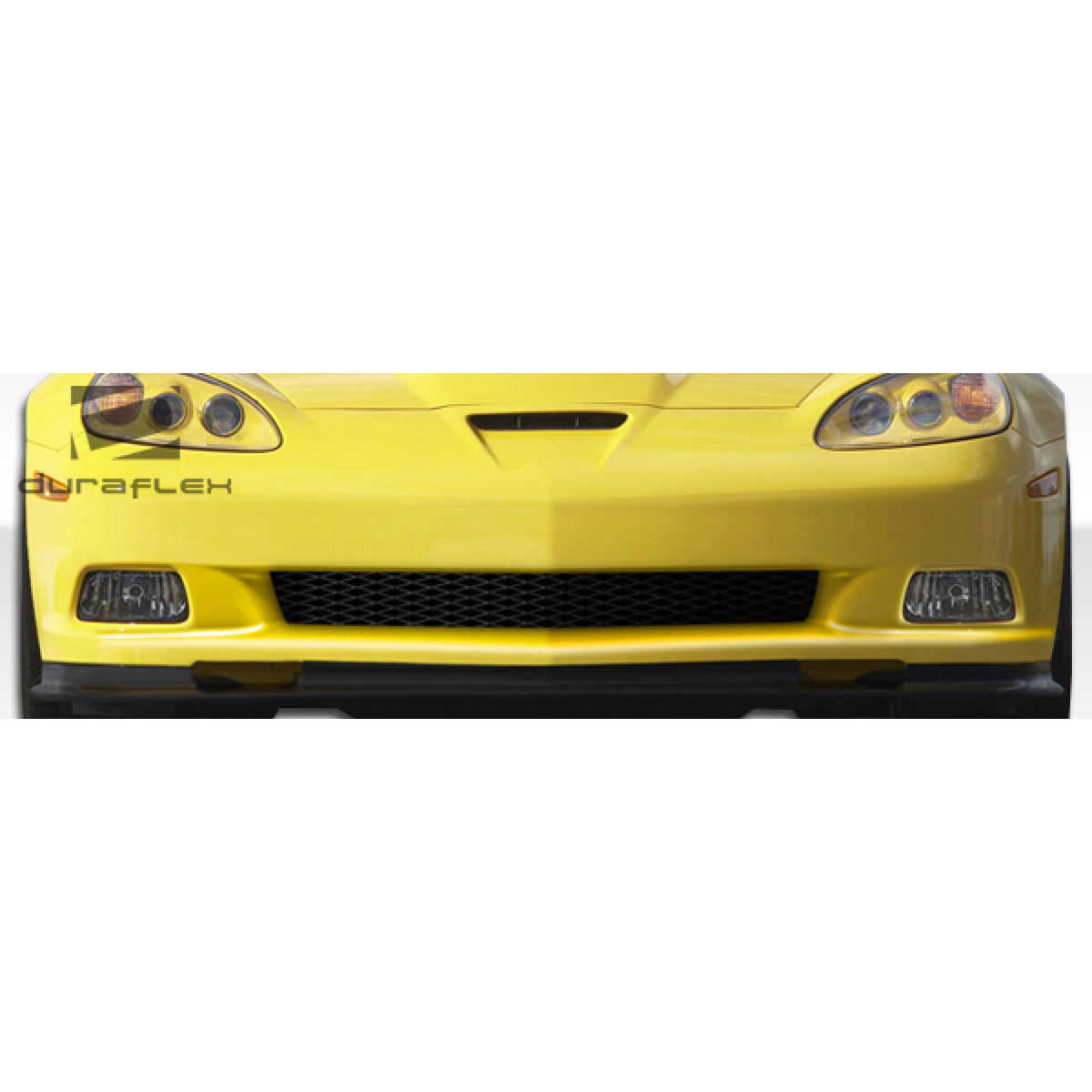Modify your Chevrolet Corvette 2005 with our Exterior/Front Bumpers or Lips - Front view of the front lip spoiler