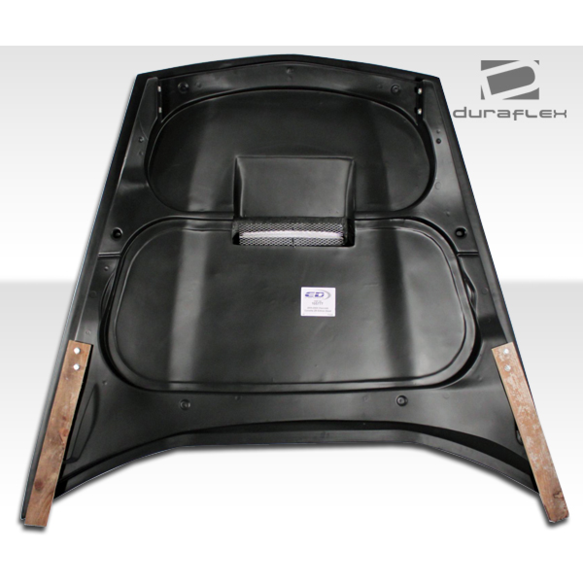 Modify your Chevrolet Corvette 2005 with our Exterior/Hoods - Top down view of vehicle hood part