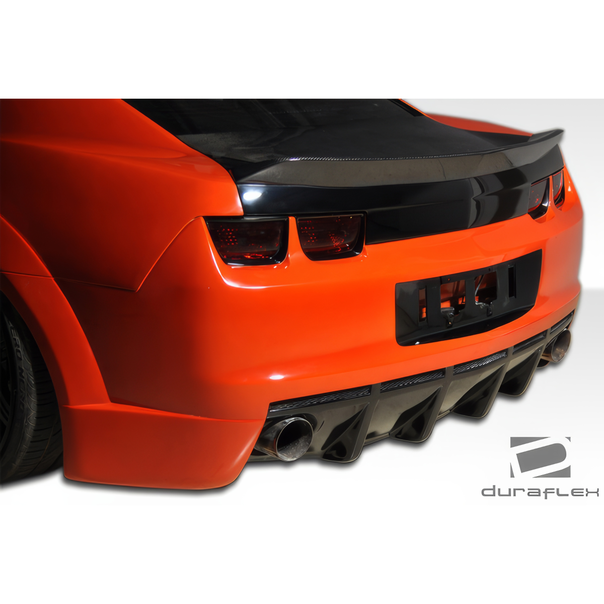 Modify your Chevrolet Camaro 2010 with our Exterior/Rear Bumpers or Lips - Rear angle view of Chevrolet Camaro bumper part