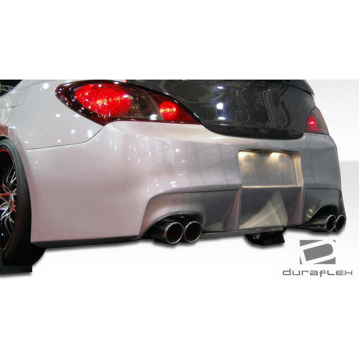 Modify your Genesis G70 2010 with our Exterior/Complete Body Kits - Rear low angle view of the vehicle part