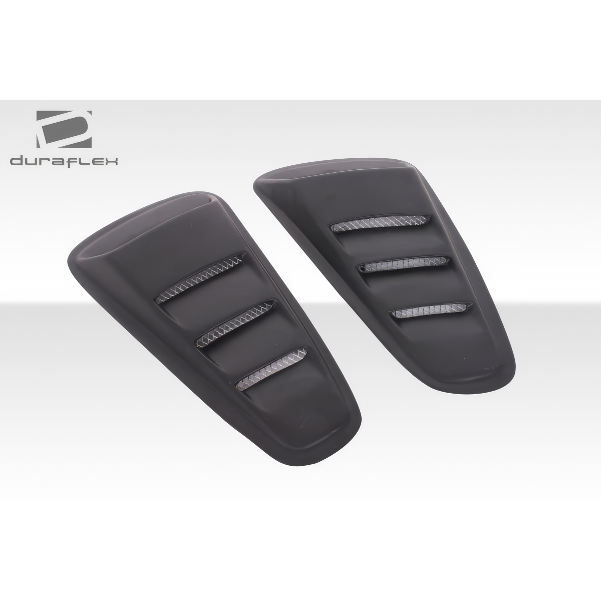 Modify your Ford Mustang 2010 with our Exterior/Scoops - Angled view showing scoop louvers for Mustang