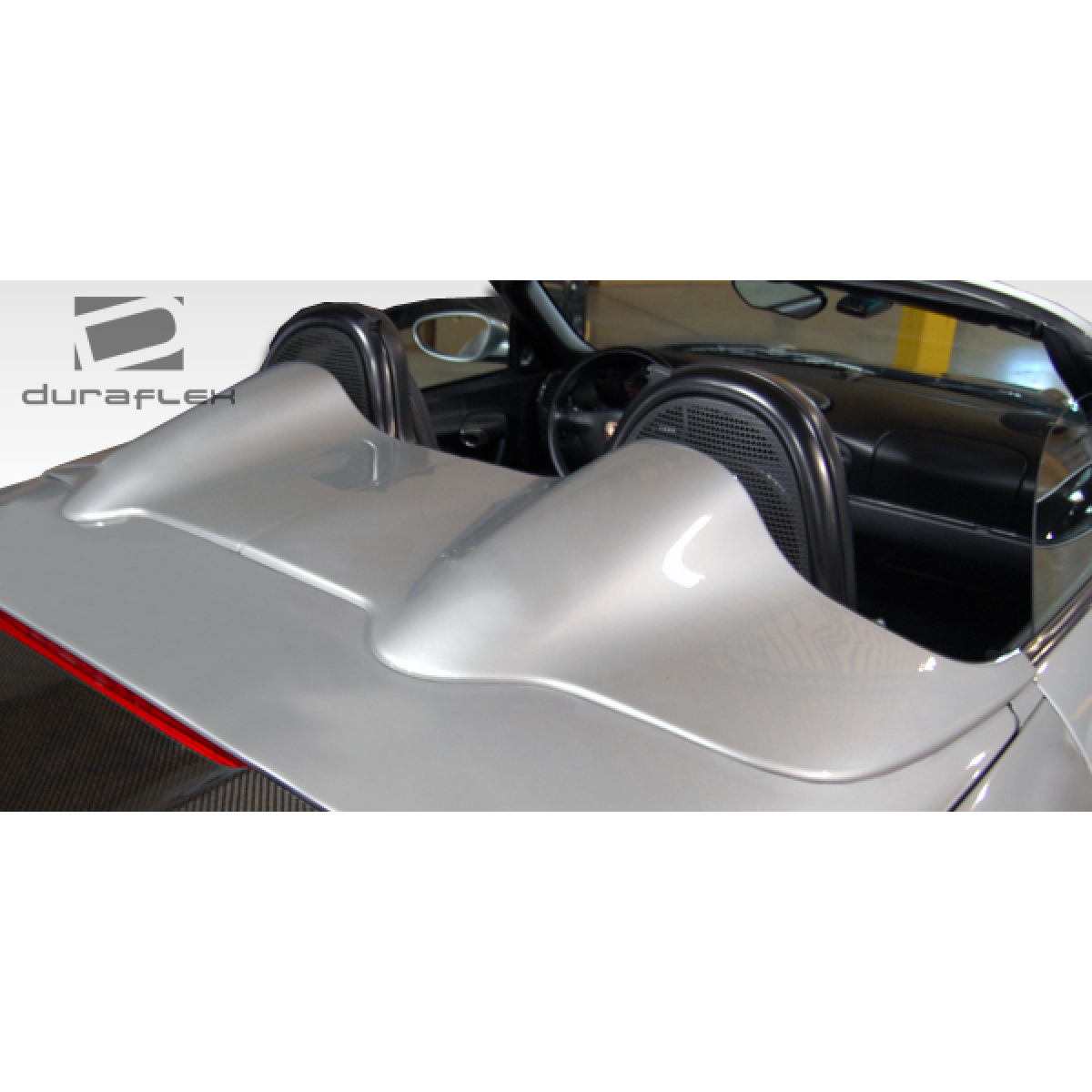 Modify your Porsche Boxster 1997 with our Exterior/Complete Body Kits - Top view of tonneau cover at slight angle