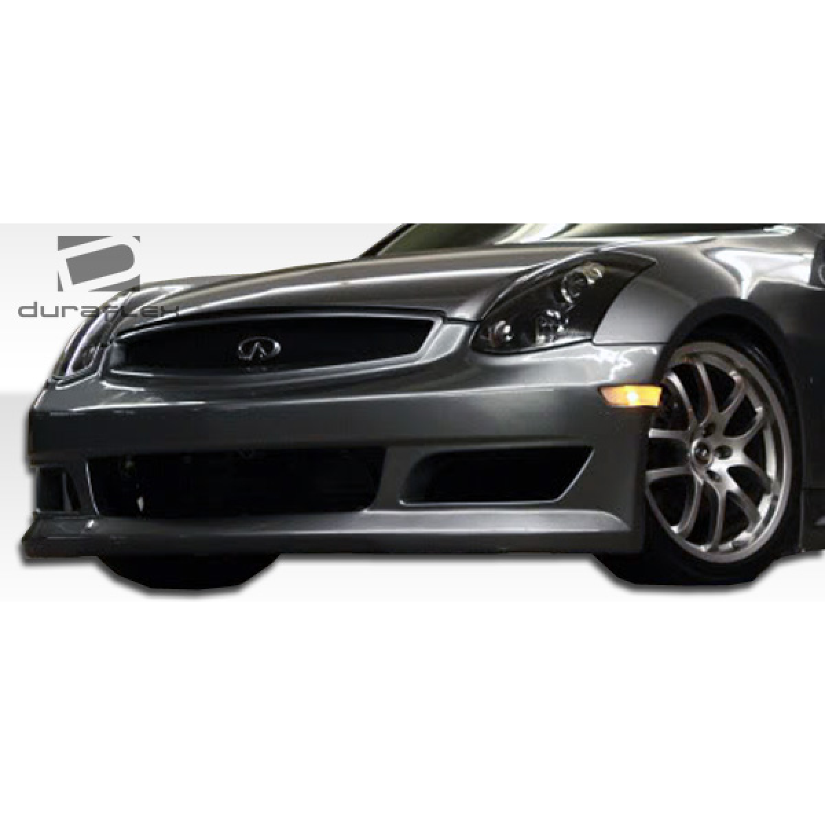 Modify your Infiniti G35 2003 with our Exterior/Front Bumpers or Lips - Front angle view of aftermarket bumper