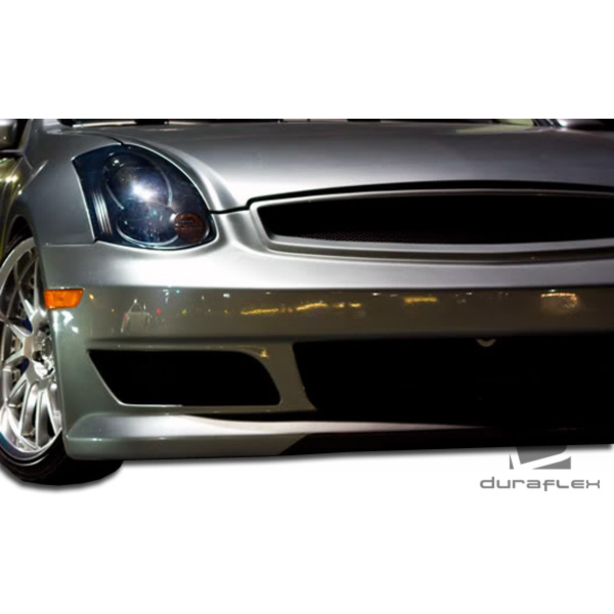 Modify your Infiniti G35 2003 with our Exterior/Front Bumpers or Lips - Front angle view of the bumper part