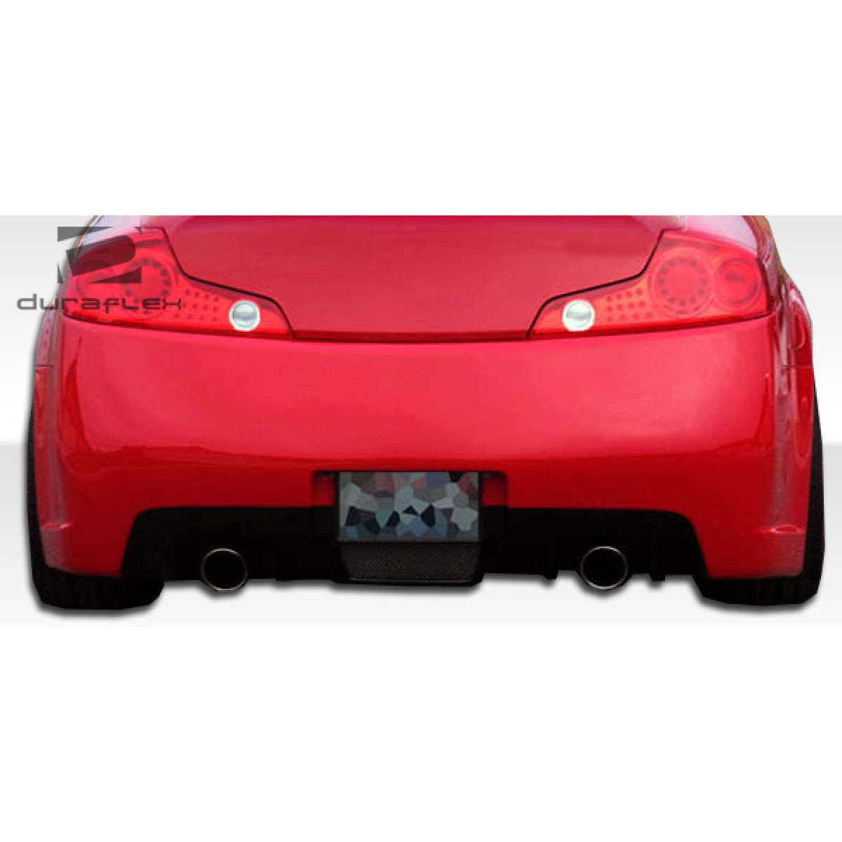 Modify your Infiniti G35 2003 with our Exterior/Rear Bumpers or Lips - Rear view angle of the bumper part image