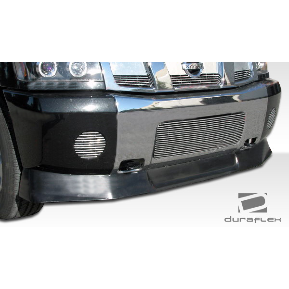 Modify your Nissan Titan 2004 with our Exterior/Front Lips - Front view of Nissan Titan front lip spoil
