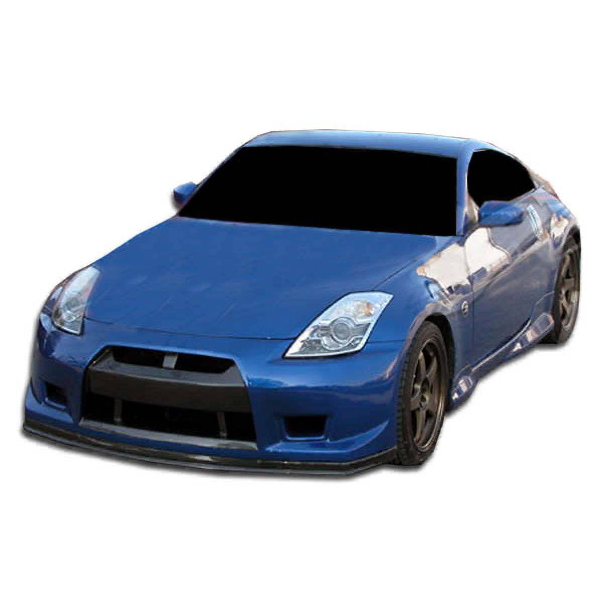 Modify your Nissan 350Z 2003 with our Exterior/Complete Body Kits - Front three quarter view of the car