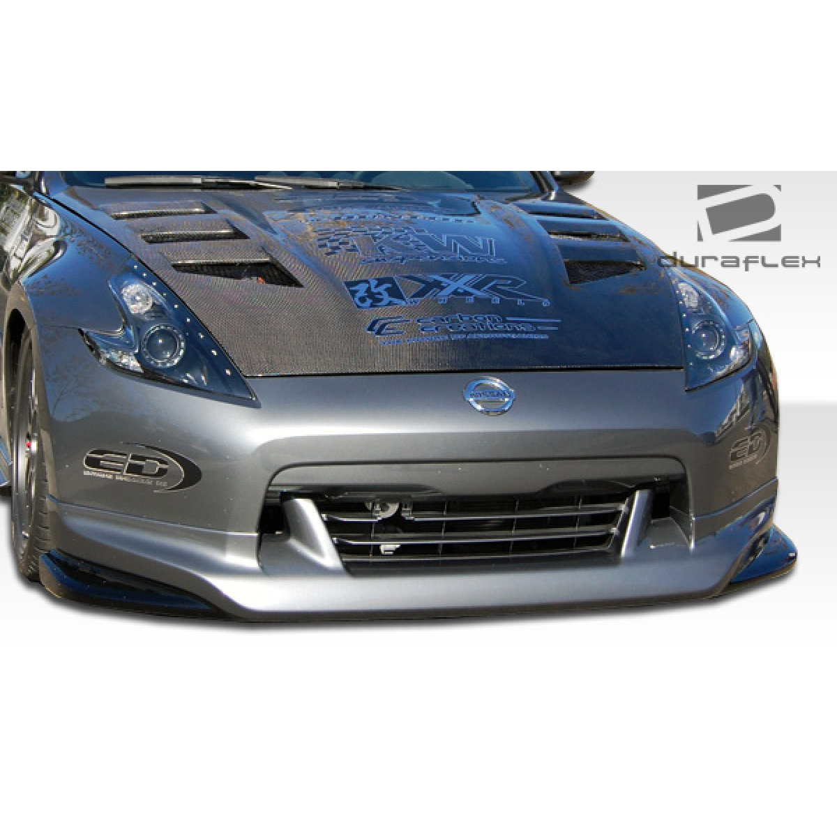 Modify your Nissan 370Z 2009 with our Exterior/Front Bumpers or Lips - Front angle view of Nissan 370Z body part