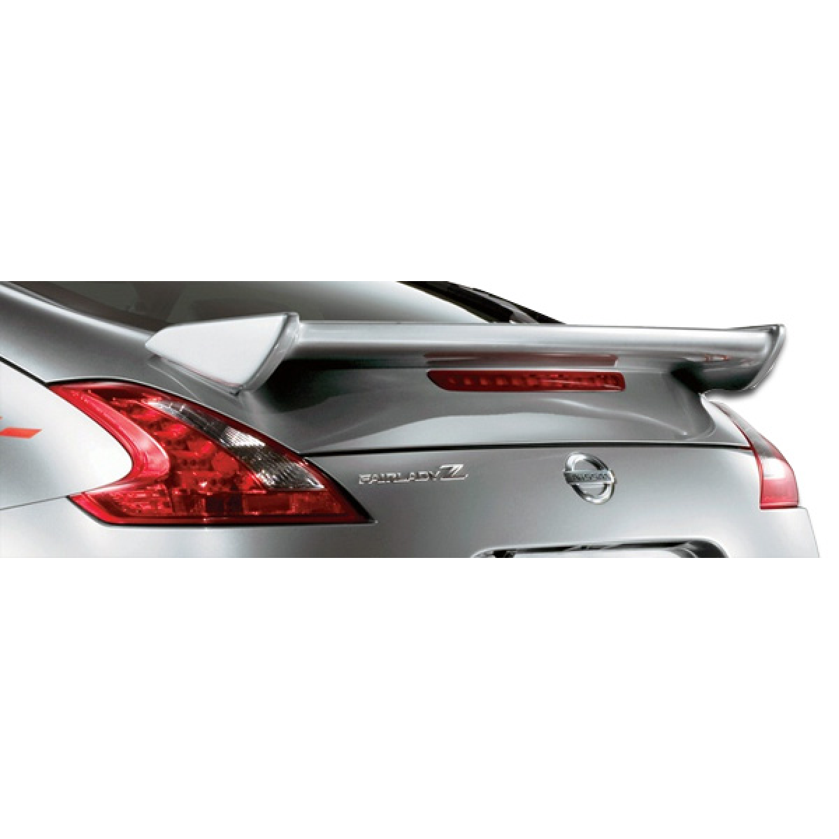 Modify your Nissan 370Z 2009 with our Exterior/Wings - Viewed from a rear angle highlighting the wing