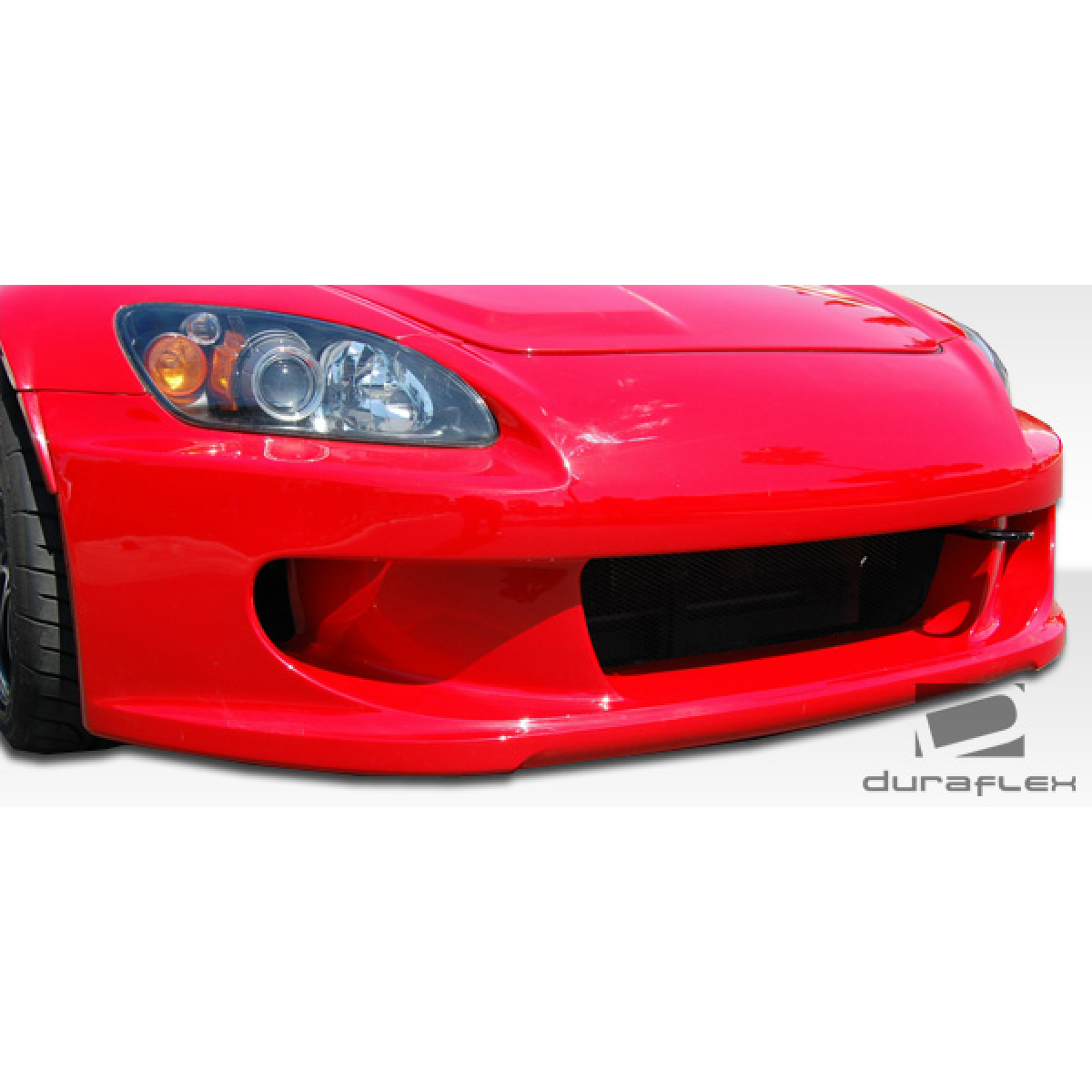 Modify your Honda S2000 2000 with our Exterior/Front Bumpers or Lips - Front view of the car showing bumper design