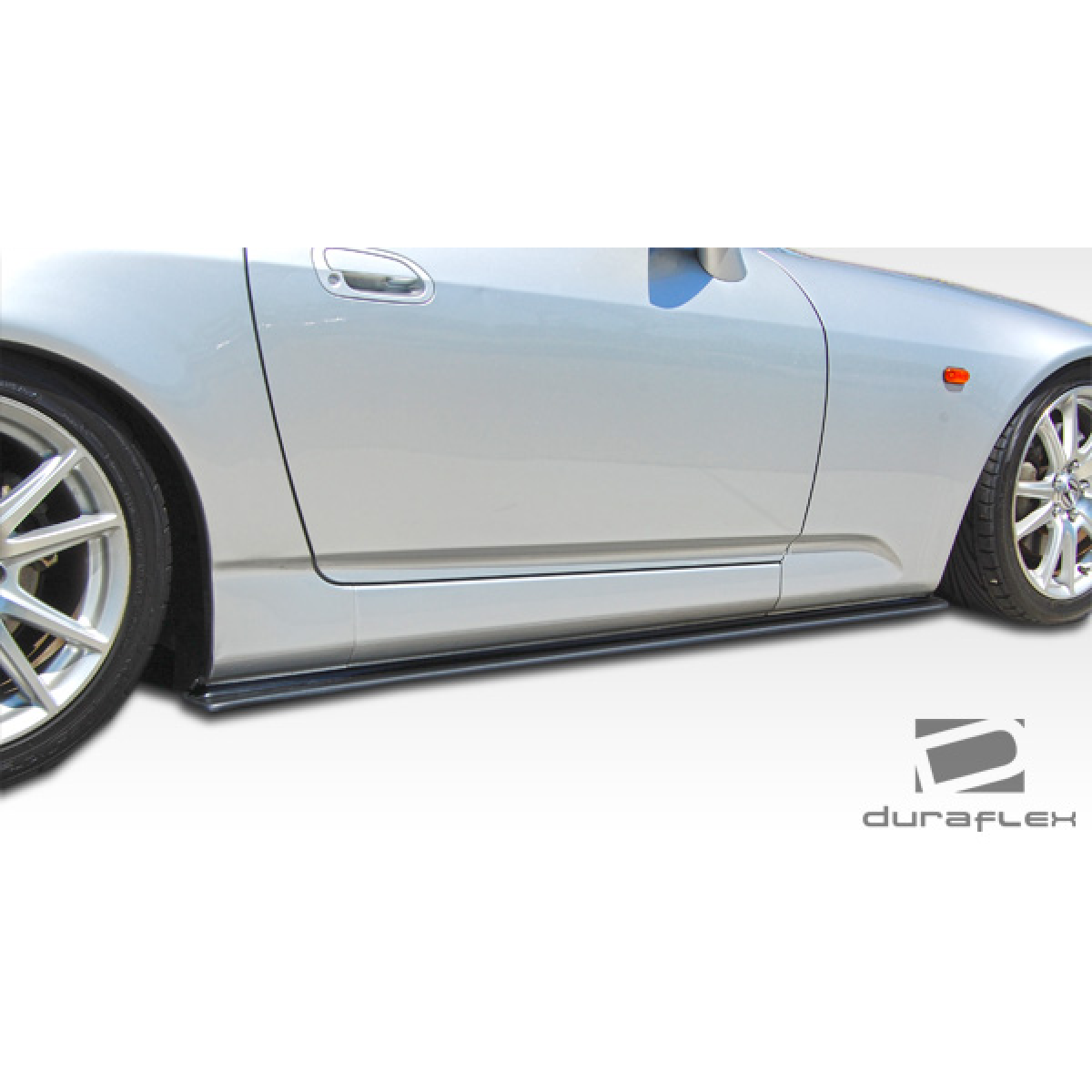 Modify your Honda S2000 2000 with our Exterior/Complete Body Kits - Side view angle showcasing side skirt part