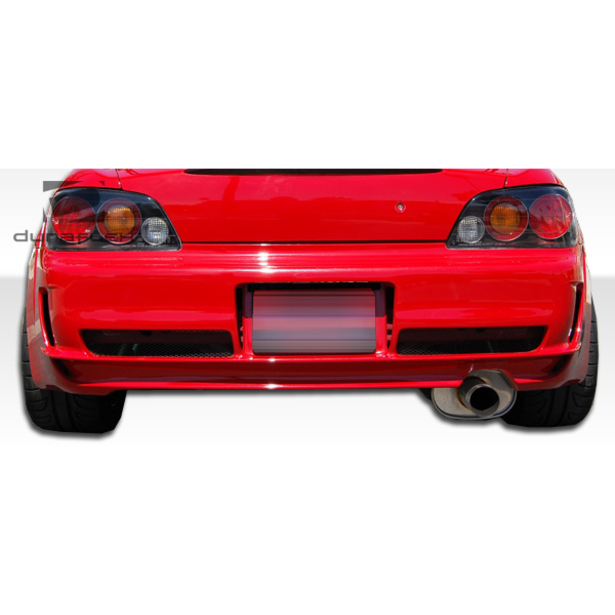 Modify your Honda S2000 2000 with our Exterior/Rear Bumpers or Lips - Image shows rear view at a straight on angle