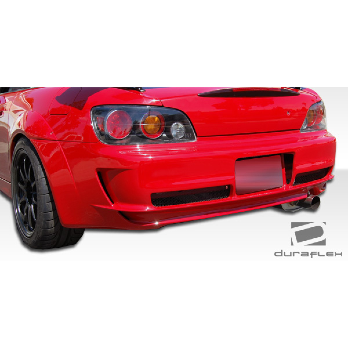 Modify your Honda S2000 2000 with our Exterior/Rear Bumpers or Lips - Rear angle view of the bumper design