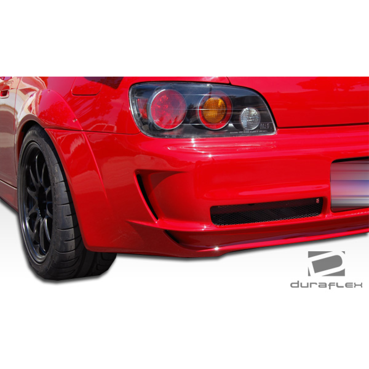 Modify your Honda S2000 2000 with our Exterior/Rear Bumpers or Lips - Viewed from a low angled side perspective