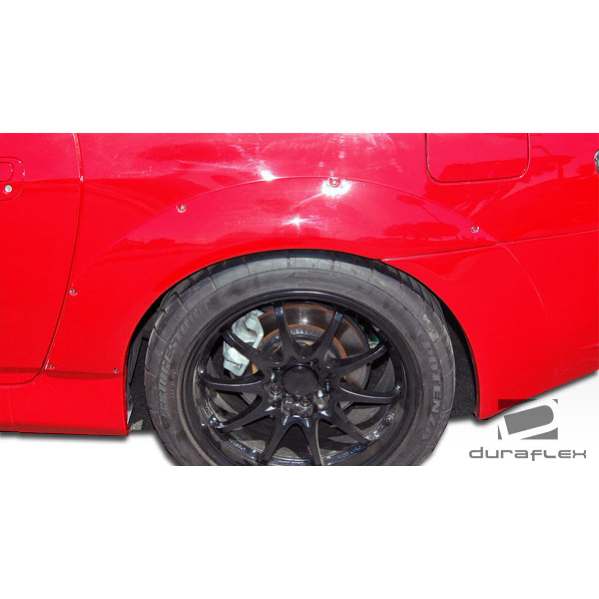 Modify your Honda S2000 2000 with our Exterior/Complete Body Kits - Side view showing rear fender and wheel angle