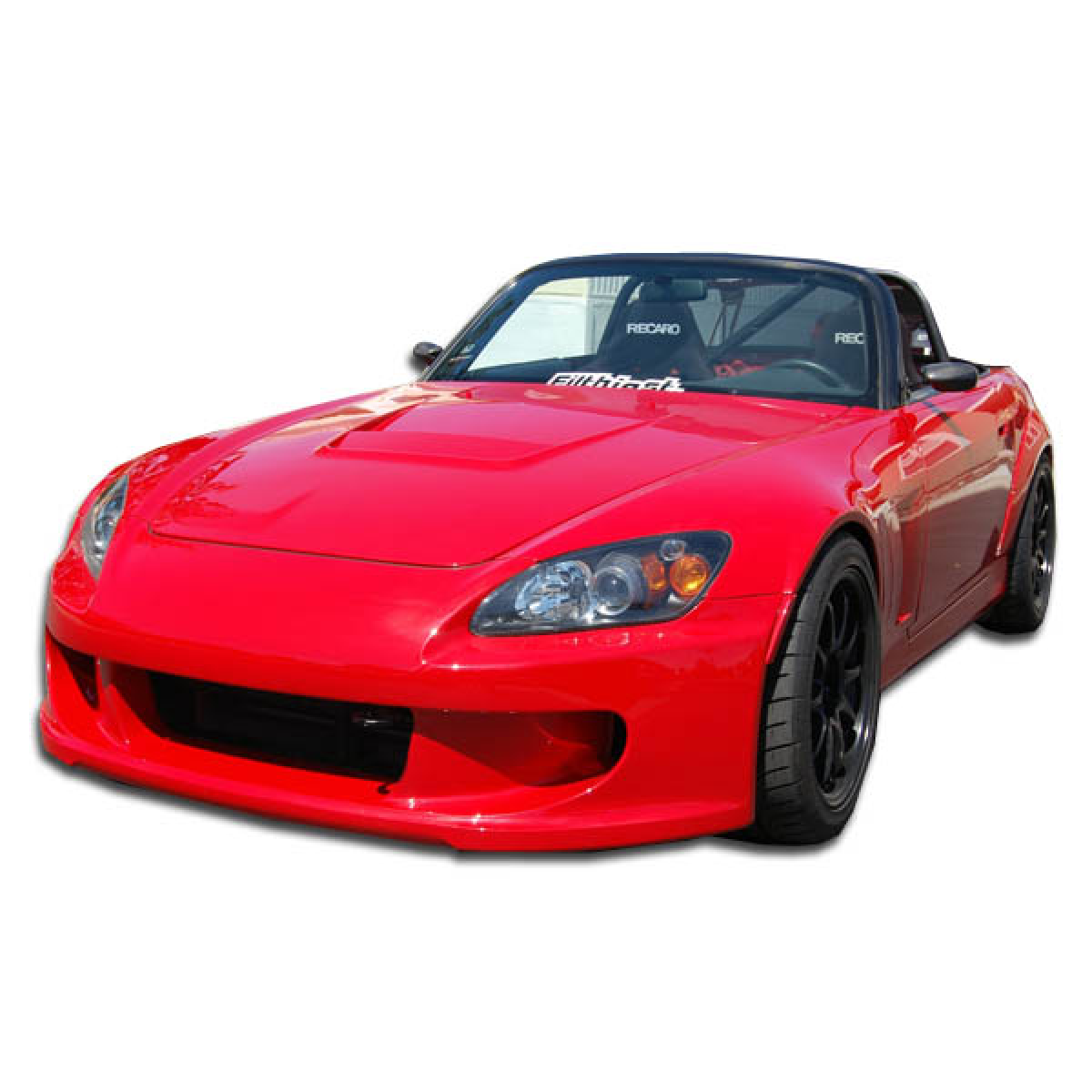 Modify your Honda S2000 2000 with our Exterior/Complete Body Kits - Front view of the vehicle at a slight angle