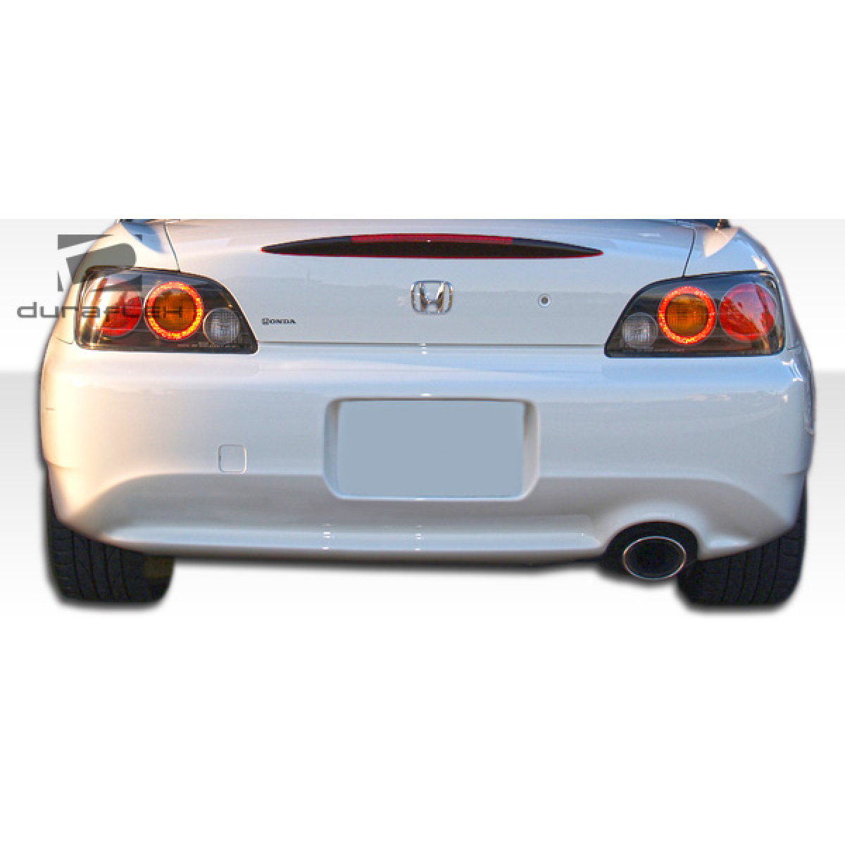 Modify your Honda S2000 2000 with our Exterior/Rear Bumpers or Lips - Rear view angle of the car