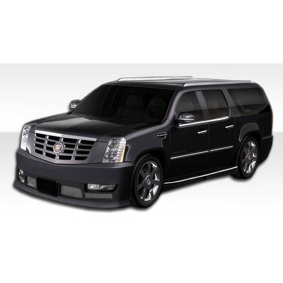 Modify your Cadillac Escalade 2007 with our Exterior/Front Bumpers or Lips - Front three quarter angle view of vehicle