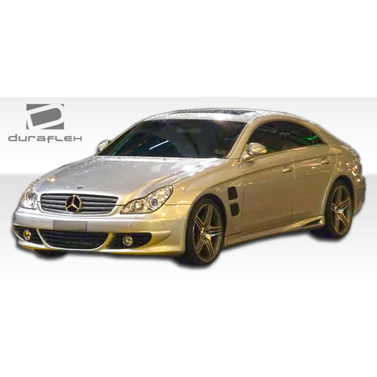 Modify your Mercedes-Benz CLS-Class 2006 with our Exterior/Complete Body Kits - Front three quarter angle of vehicle surface