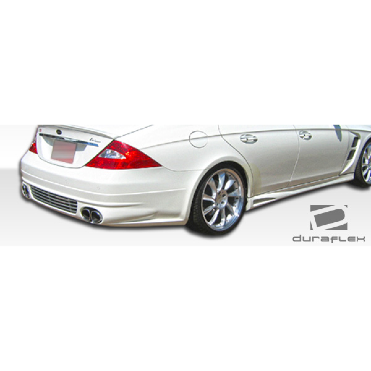 Modify your Mercedes-Benz CLS-Class 2006 with our Exterior/Complete Body Kits - The part is viewed from a rear angle