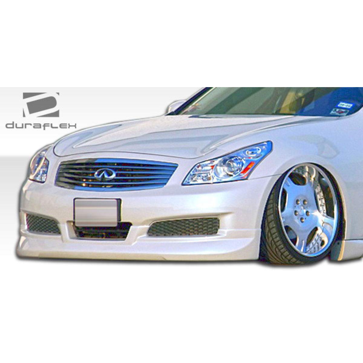 Modify your Infiniti G35 2007 with our Exterior/Front Bumpers or Lips - Front view at a low angle