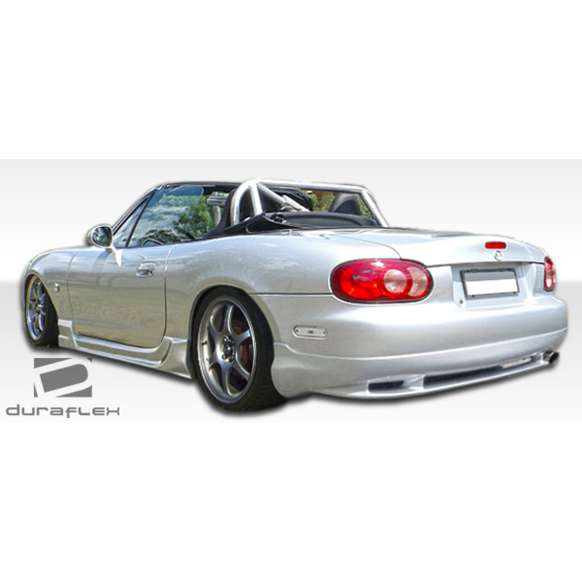 Modify your Mazda Miata 1999 with our Exterior/Side Skirts - Rear three quarter view of the Mazda Miata