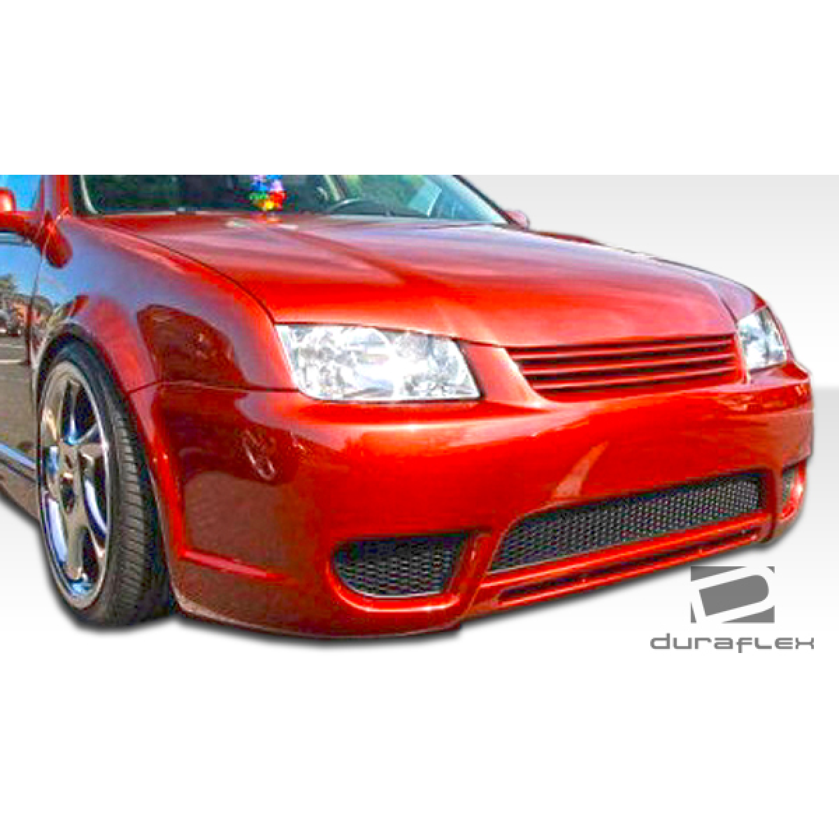 Modify your Volkswagen Jetta 1999 with our Exterior/Front Bumpers or Lips - Front view angled slightly to the side