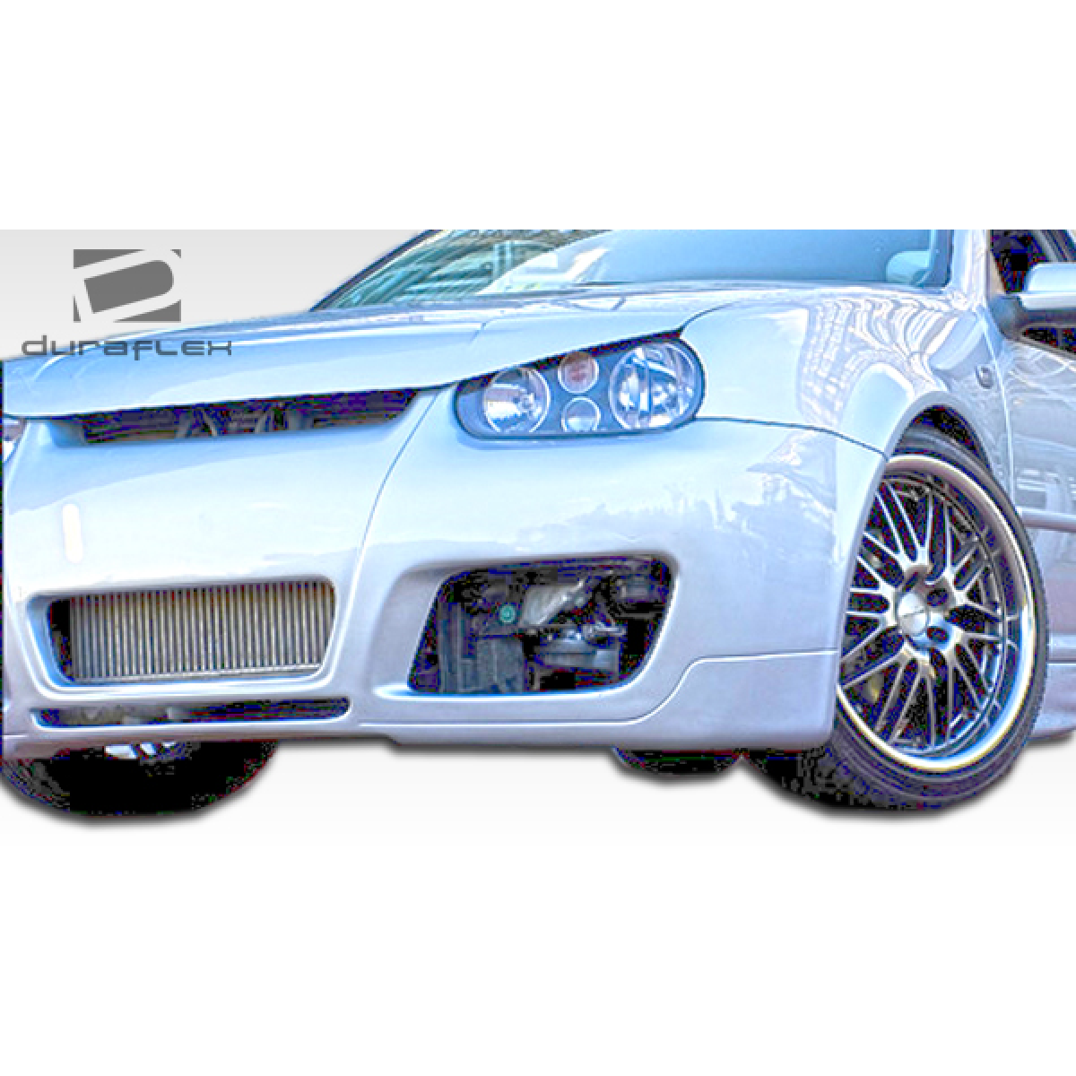 Modify your Volkswagen Golf 1999 with our Exterior/Front Bumpers - Front angle showing bumper details and design