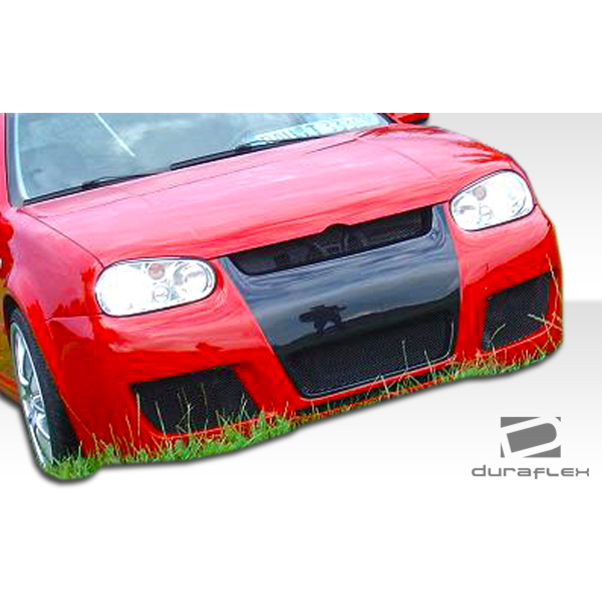 Modify your Volkswagen Golf 1999 with our Exterior/Front Bumpers - Front view of the front bumper part angled slightly