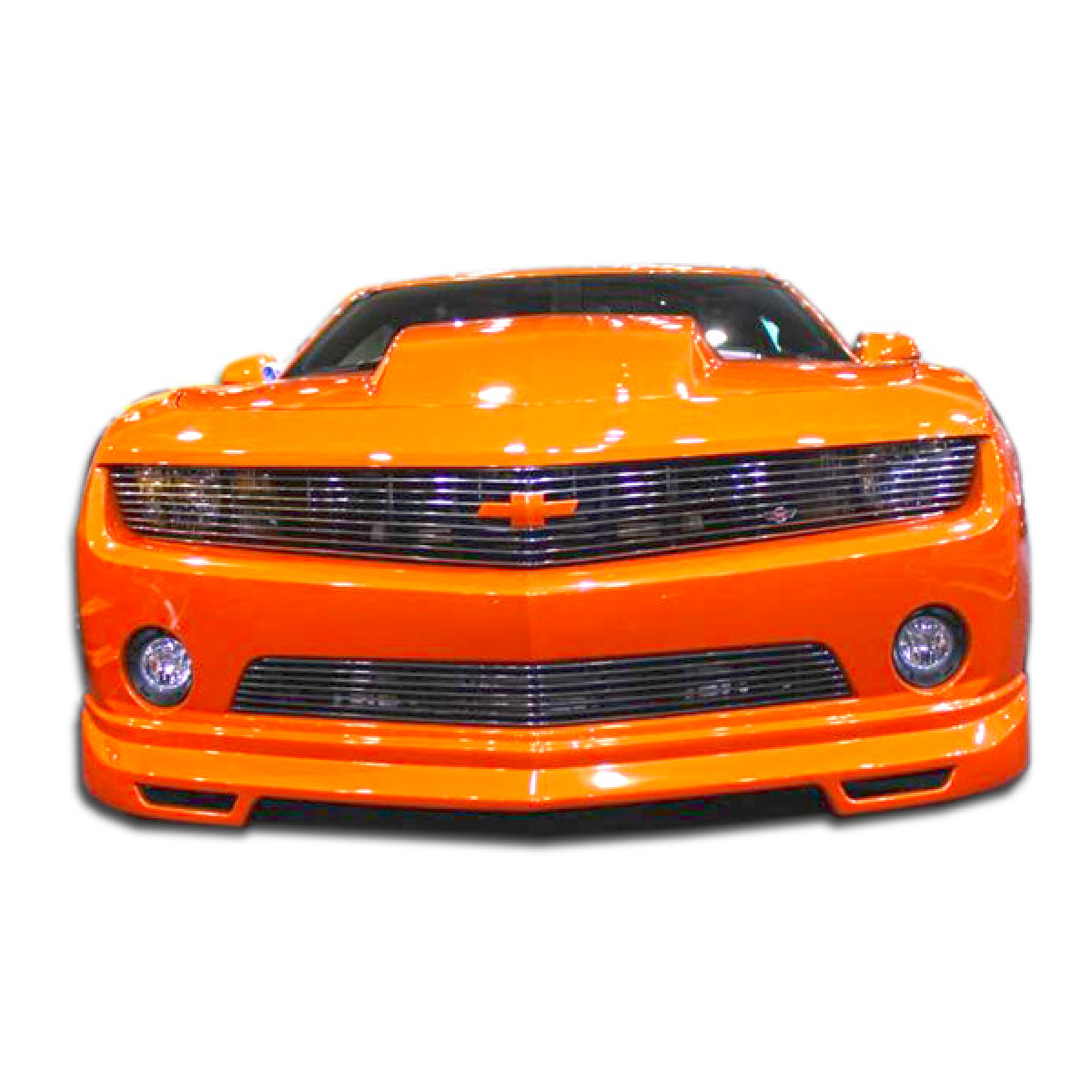 Modify your Chevrolet Camaro 2010 with our Exterior/Front Bumpers or Lips - Front view of vehicle at eye level