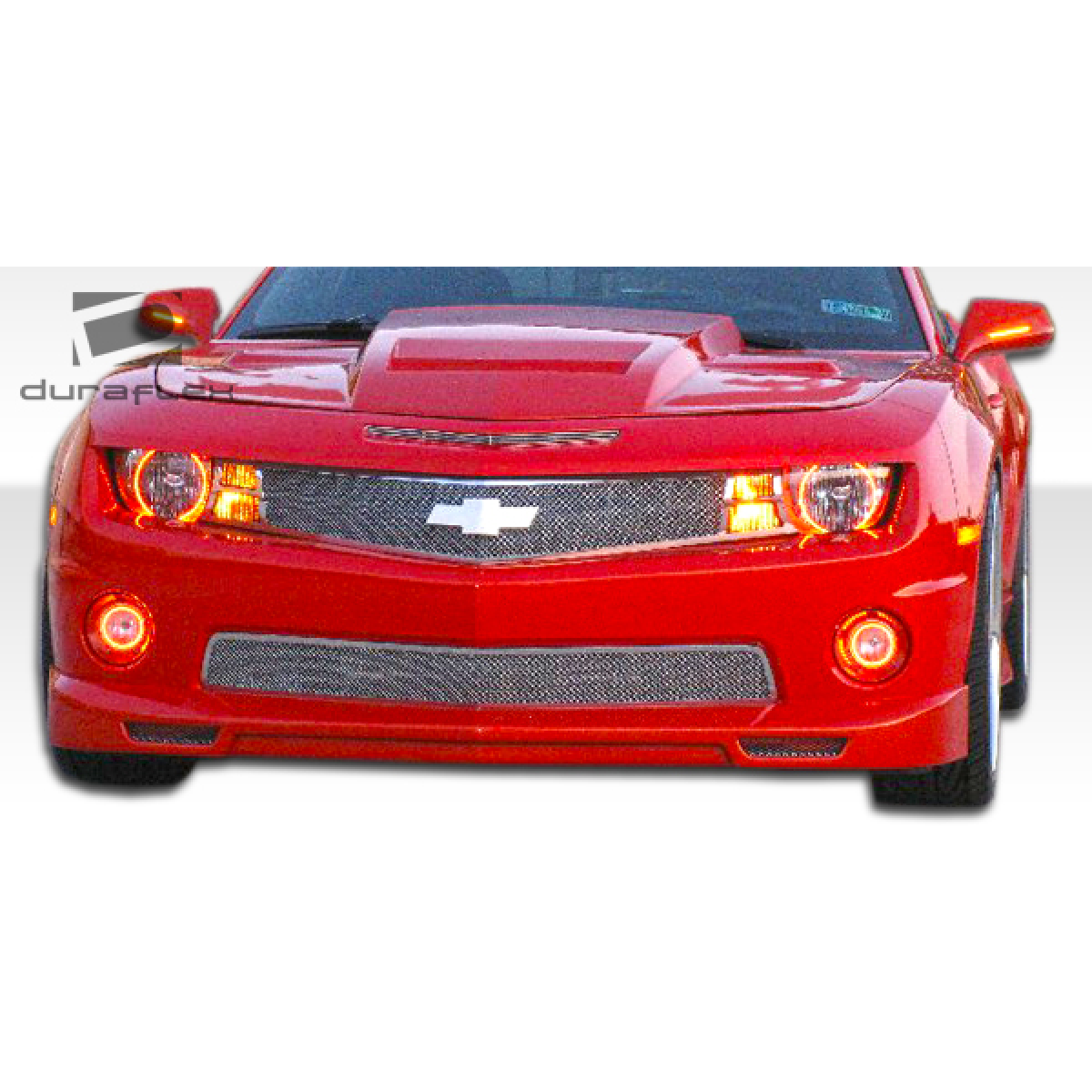 Modify your Chevrolet Camaro 2010 with our Exterior/Complete Body Kits - Front view of the vehicle at eye level