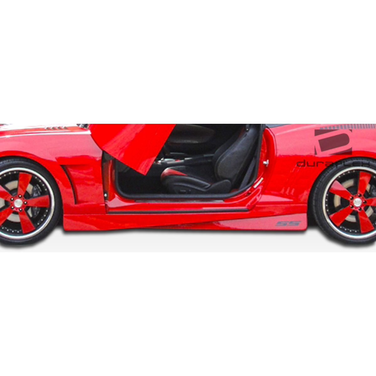 Modify your Chevrolet Camaro 2010 with our Exterior/Complete Body Kits - Side view showing door at an upward angle