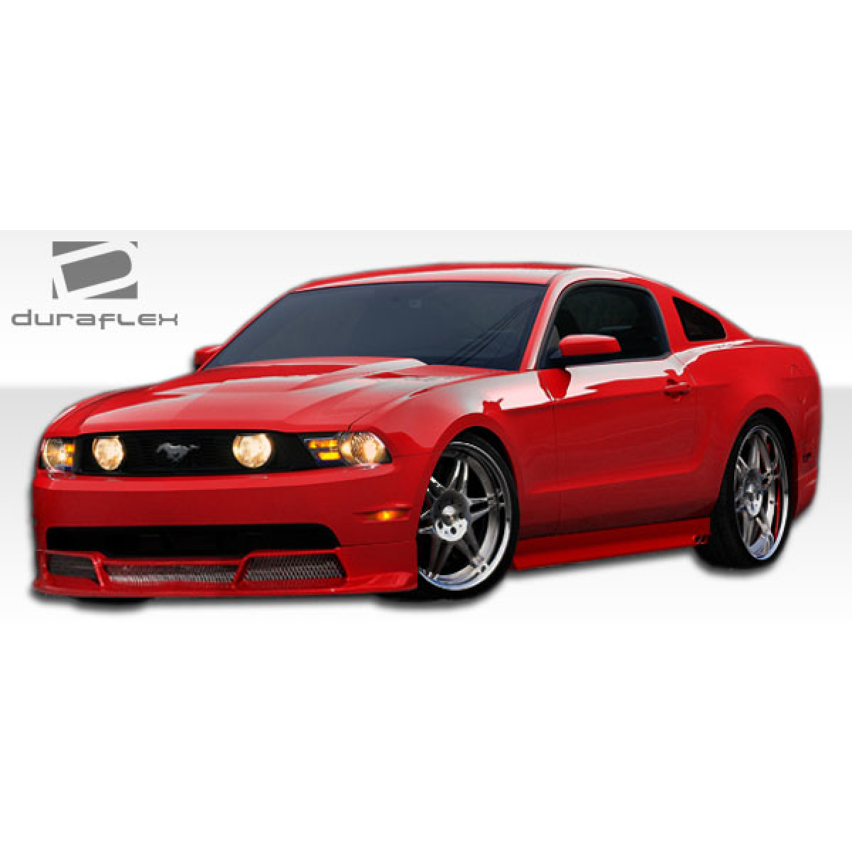 Modify your Ford Mustang 2005 with our Exterior/Side Skirts - Angled from front driver side view