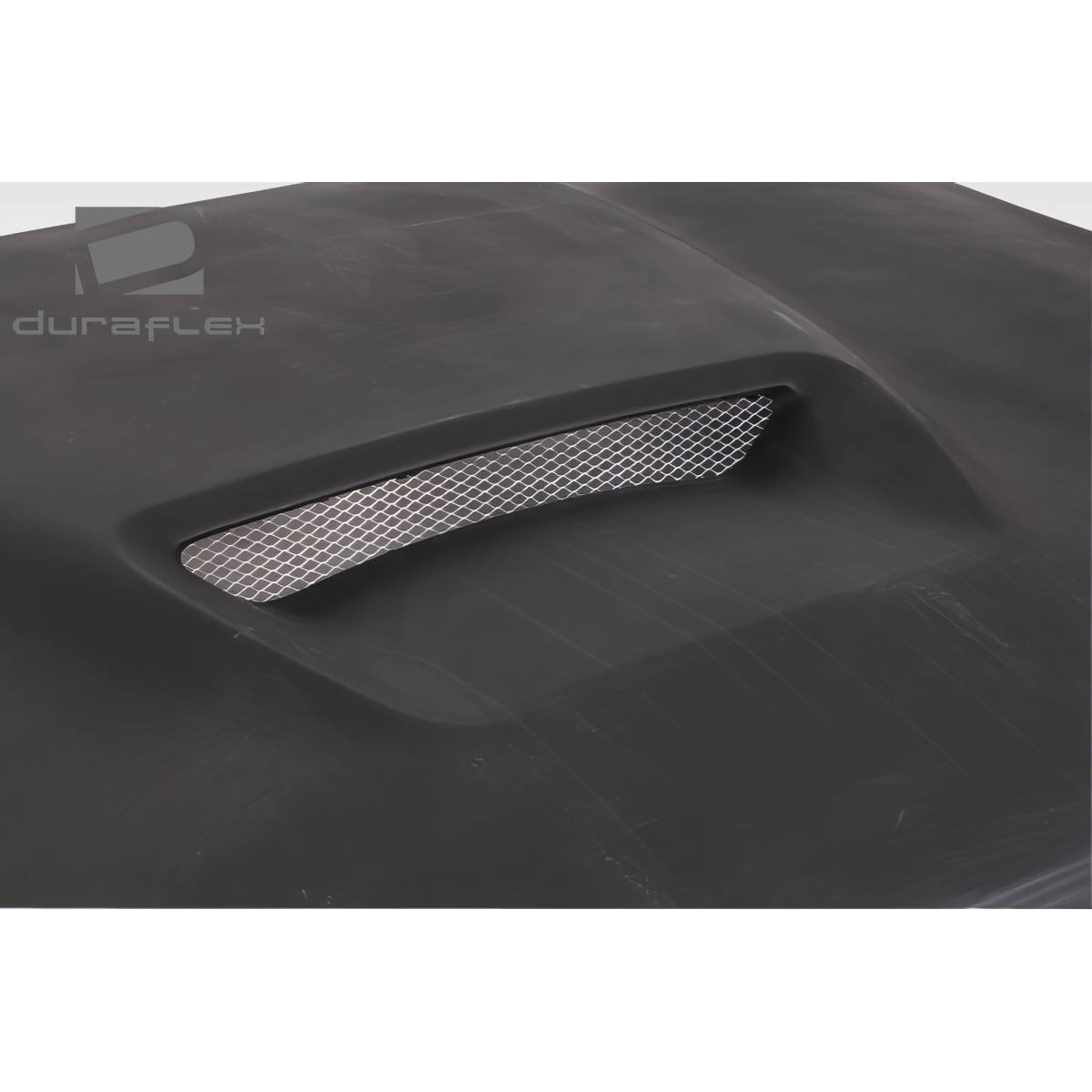 Modify your Dodge Ram 1994 with our Exterior/Hoods - Top view angle of hood with mesh opening