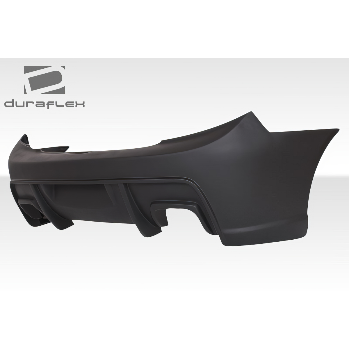 Modify your Hyundai Tiburon 2007 with our Exterior/Rear Bumpers - Side angle view of a rear bumper part