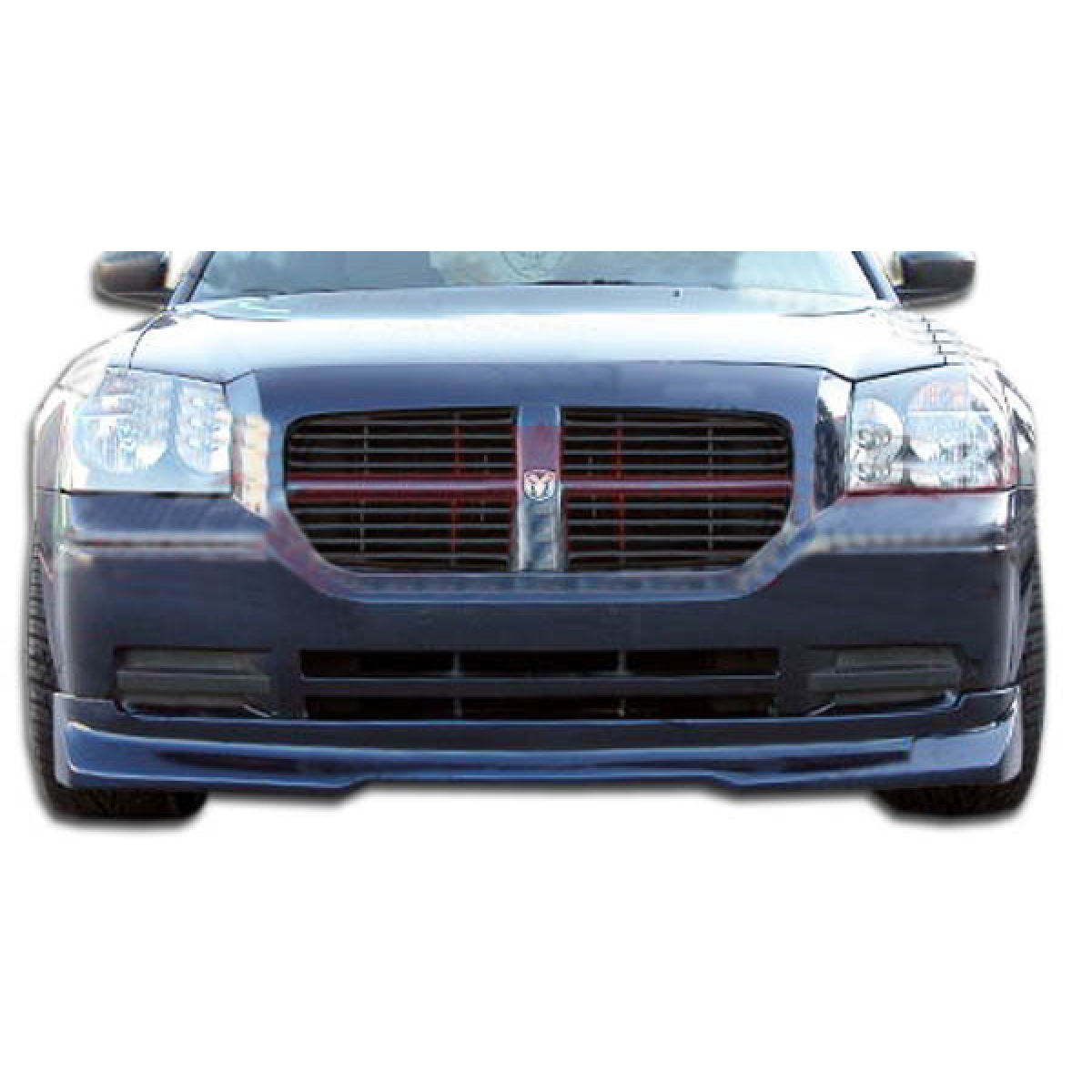 Modify your Dodge Magnum 2005 with our Exterior/Front Bumpers or Lips - Front view of the car part at a straight angle