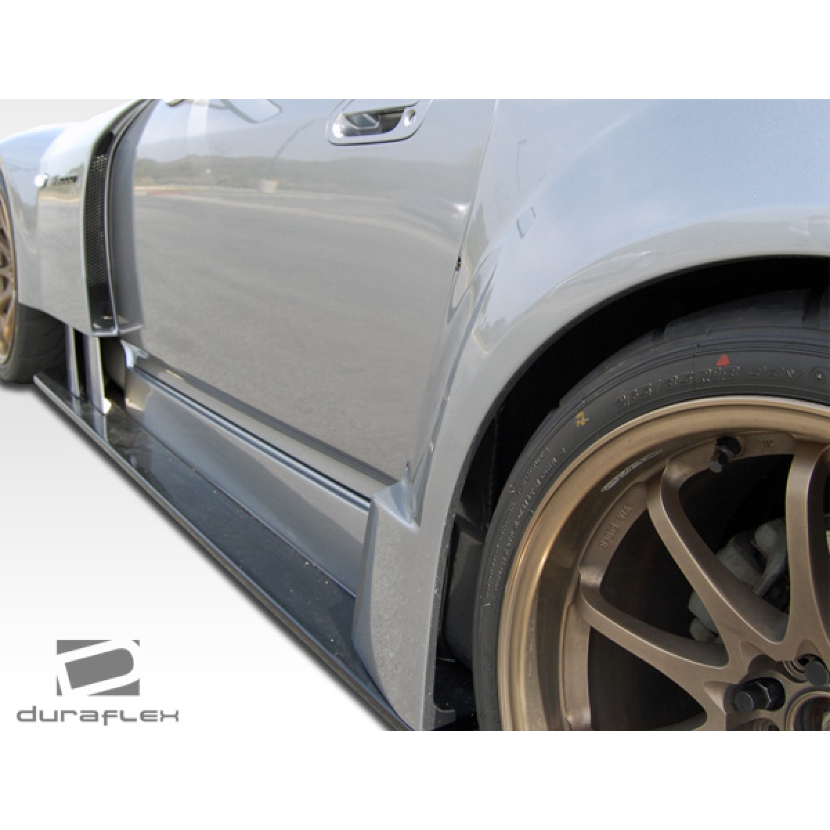 Modify your Honda S2000 2000 with our Exterior/Complete Body Kits - Angle reveals side skirt attachment on vehicle