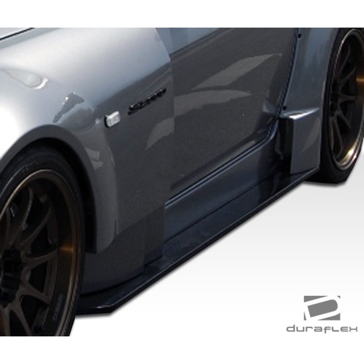 Modify your Honda S2000 2000 with our Exterior/Complete Body Kits - Side view at a low angle of the car