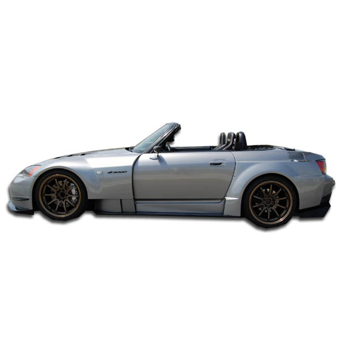 Modify your Honda S2000 2000 with our Exterior/Complete Body Kits - The image angle is side view of the vehicle