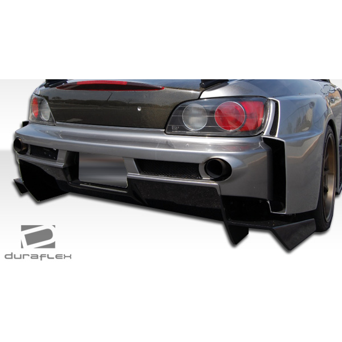 Modify your Honda S2000 2000 with our Exterior/Complete Body Kits - Rear view of a car part at a slight angle