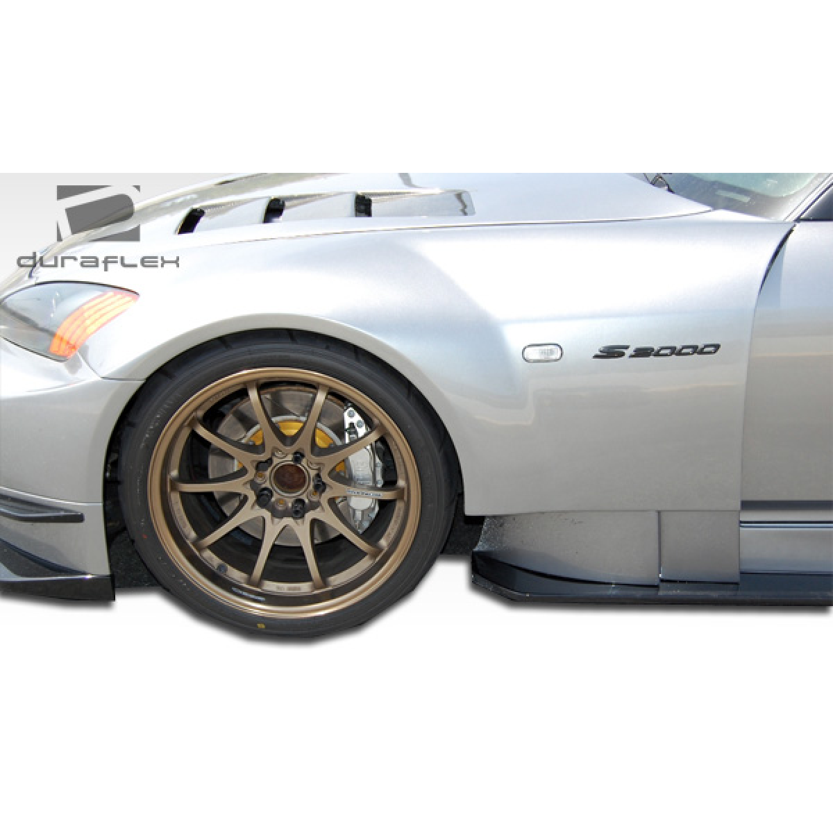 Modify your Honda S2000 2000 with our Exterior/Complete Body Kits - Side view angle of Honda S2000 fender