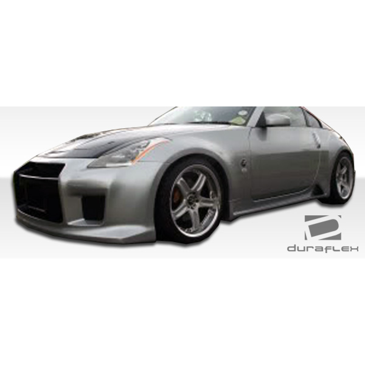 Modify your Nissan 350Z 2003 with our Exterior/Complete Body Kits - Front angle view of Nissan 350Z with aftermarket bumper