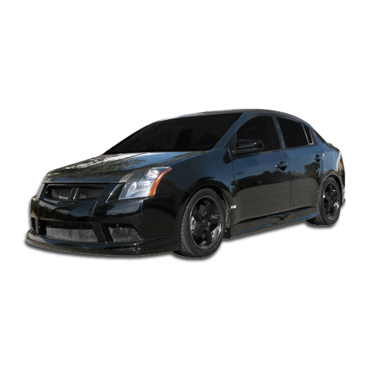 Modify your Nissan Sentra 2007 with our Exterior/Front Bumpers or Lips - Three quarter angle view from the front