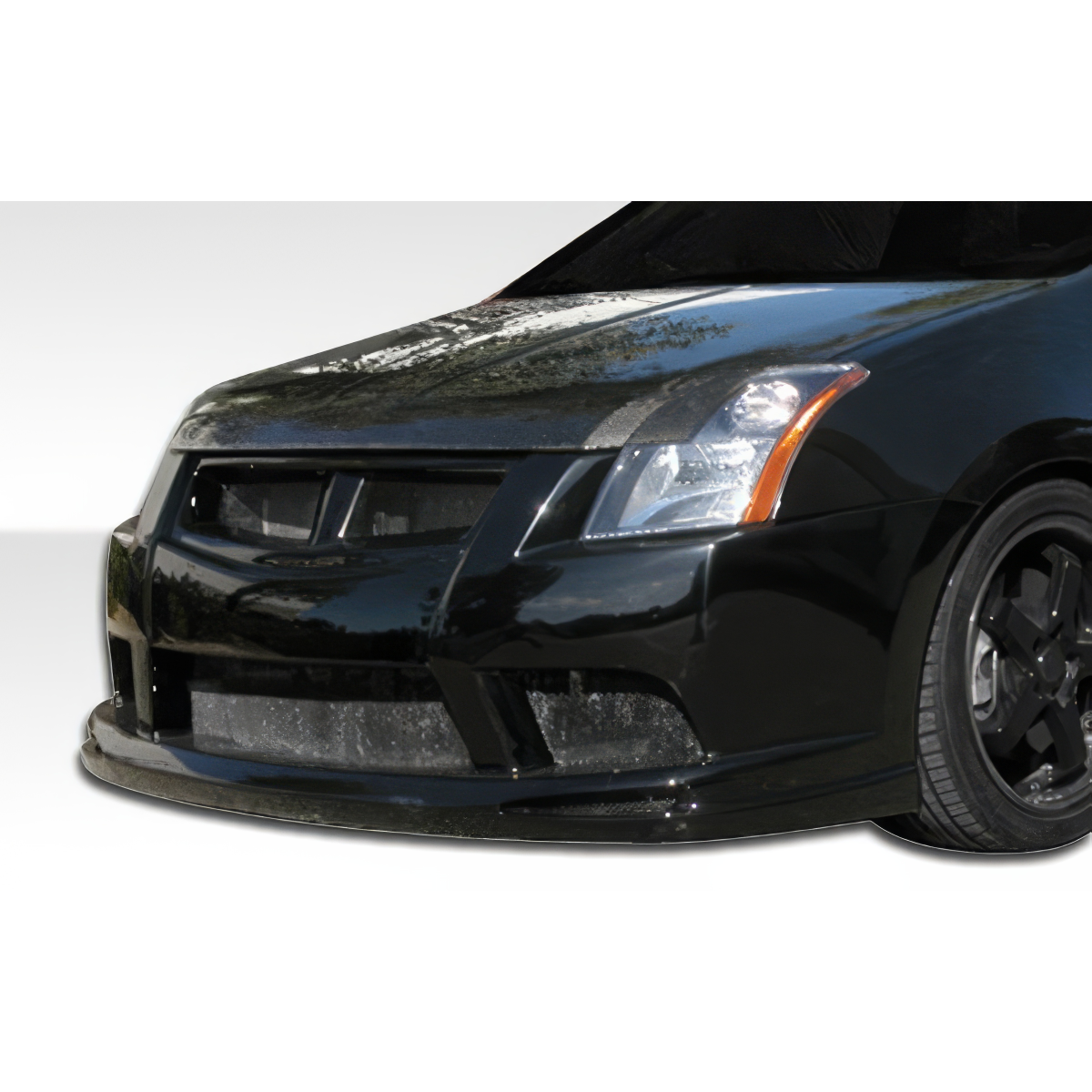 Modify your Nissan Sentra 2007 with our Exterior/Front Bumpers or Lips - Viewed from a low front angle