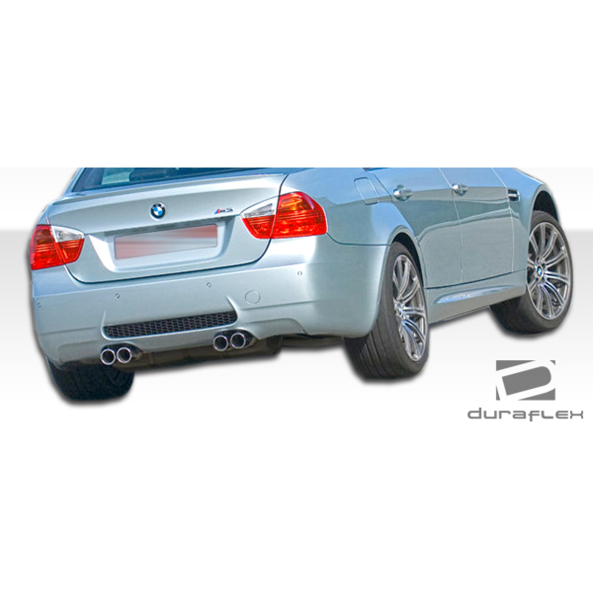 Modify your BMW 3-Series 2006 with our Exterior/Complete Body Kits - Rear angle view of BMW 3 Series E90