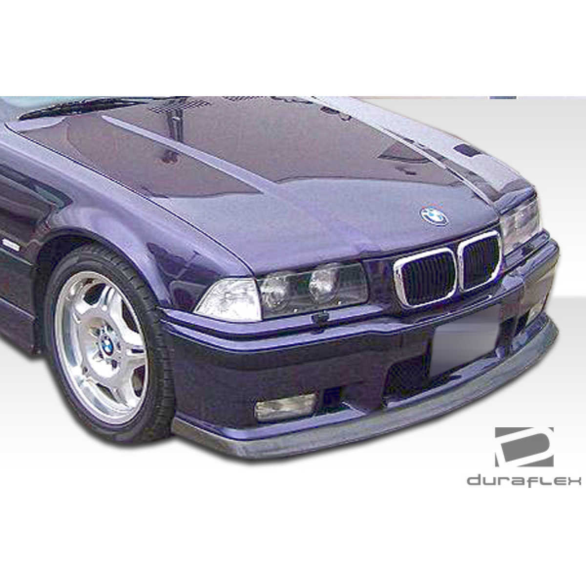 Modify your BMW M3 1992 with our Exterior/Front Bumpers or Lips - Front view angle of BMW M3 E36 part