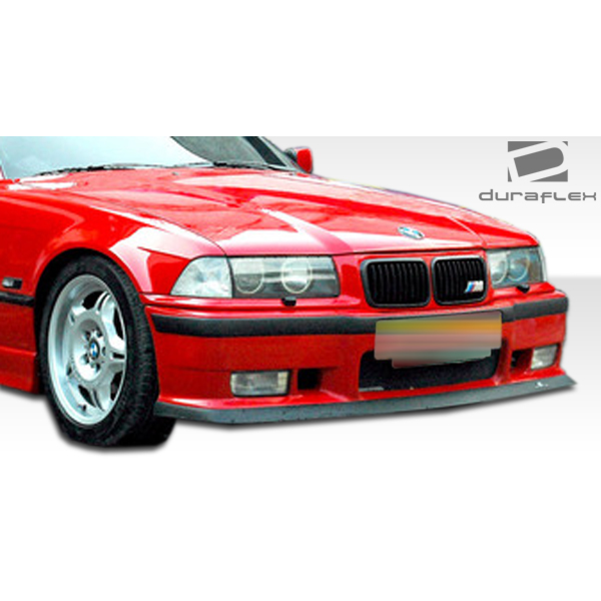 Modify your BMW M3 1992 with our Exterior/Front Bumpers or Lips - Front view at a low angle showing details